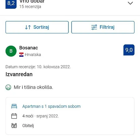 Apartment Olga Zadar