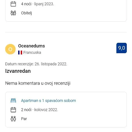 Apartmán Olga